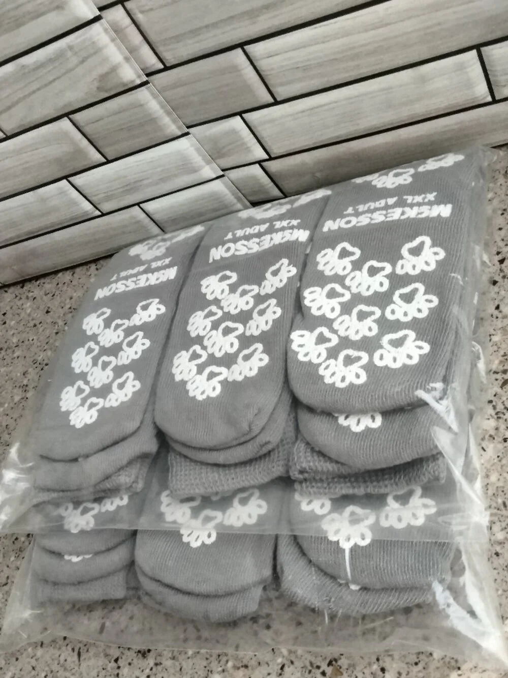 6 Pairs Unisex High Non-Skid Slipper Socks